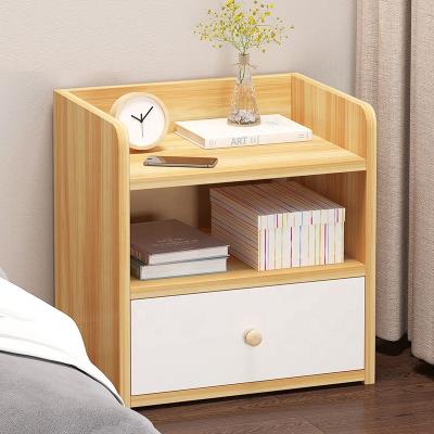 China (Other) wholesale American simple modern wooden bedstand adjustable beside table bedside cabinet for sale