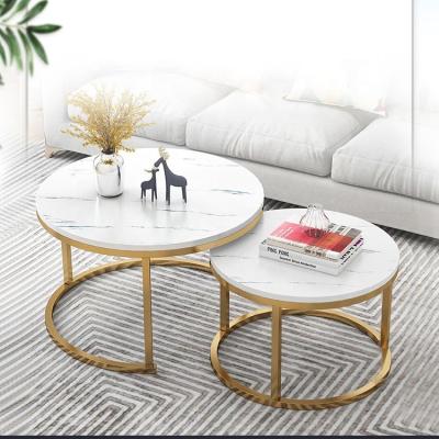 China Apartment Coffee Table Modern Nordic Living Room Simple Tea Table Set Apartment Light Luxury Small Table Black White for sale