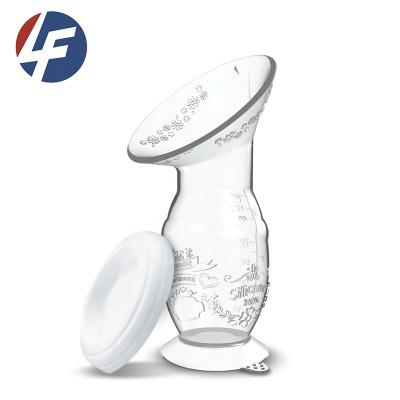 China BPA Free Silicone Breast Pump Manual Breast Pump Breastfeeding Collector For Mom for sale