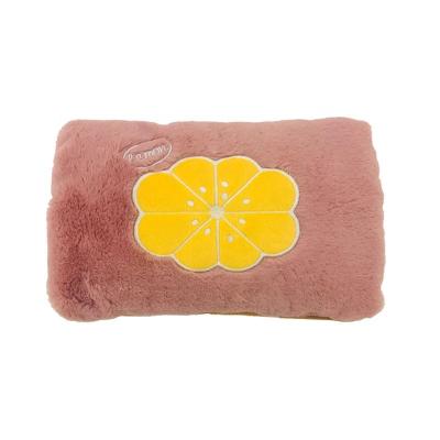 China Hand Warmer Rechargeable Electric Hot Water Bag with Cover for Heating Hands for sale