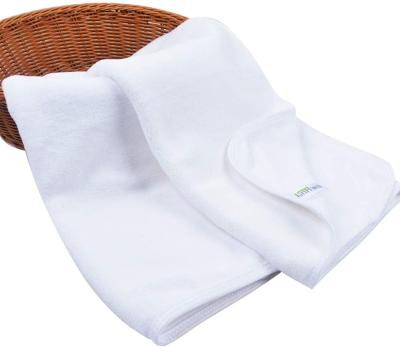 China Eco - Friendly Soft Bathroom Washcloths White Microfiber Hand Towels for sale