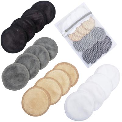 China Soft Makeup Remover Pads Microfiber 2020 Washable Reusable for sale