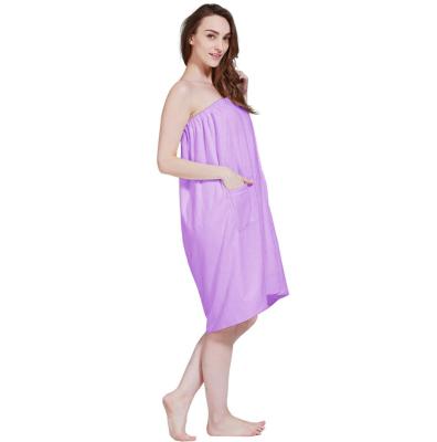 China QUICK DRY Women Bath Robe Towel Bath Skirt Shower Wrap Spa Body Bath Towels Wrap Towel for sale