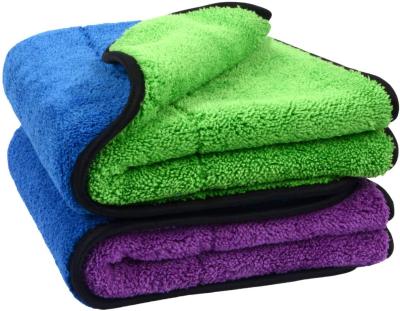 China Microfiber Towel 40x40CM Quick Dry Soft And Absorbent Car Detailing Coral Fleece 720gsm Cleaning Cloths Car Care Towel for sale