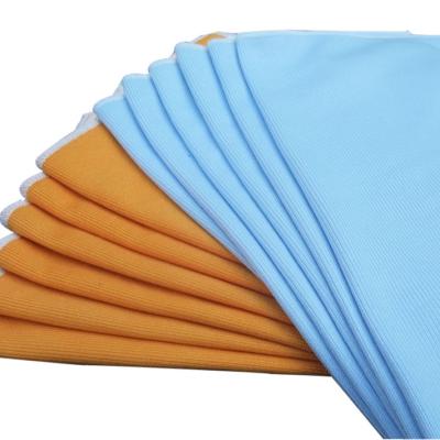 China Cheapest Wholesale Stainless Steel Window Glass Car Mirror Cleaning Cloth Viable Lint Free Microfiber Towel Polishing Glasses for sale