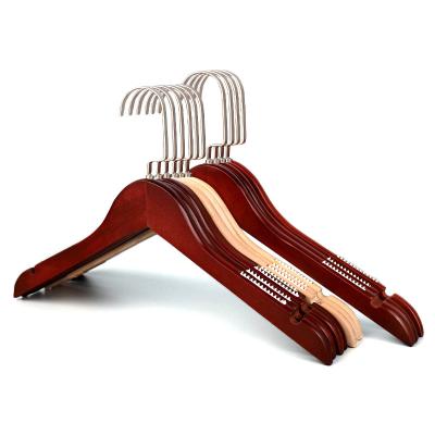 China High Quality Custom Wooden Hook Adult Solid Wood Hook Hanger Gold Classic Standard Material Eco-friendly Hangers For Large Coats for sale