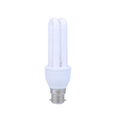 China b22 12mm u 2u 11w cfl lamp energy saving lamp u glass type for sale