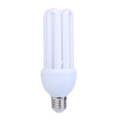 China U shape t4 12mm glass cfl energy saving light bulbs U e27 4u for sale