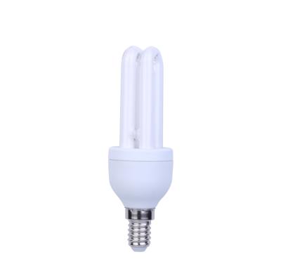 China Small Mini Lamp Power 5W 7W 9W 9mm Cheap Energy Saving E14 2u U Lamp for sale