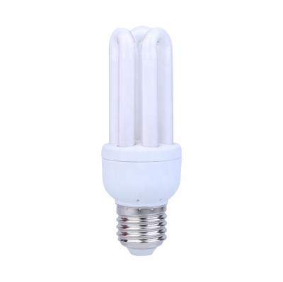 China U shaped tube e27 T3 3u 9w cfl energy saving light bulb U for sale