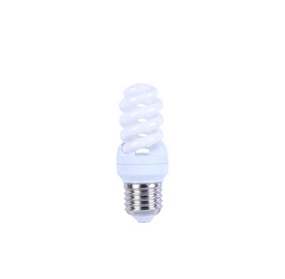 China manufacturer direct sale mini spiral lamps 7w T2 6500k cfl bulb spiral for sale