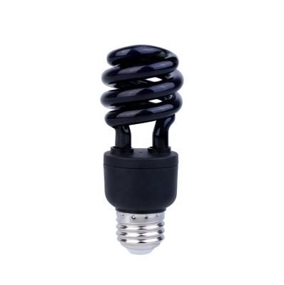 China Hot Sale 365-380nm BLB Amazon Spiral Half T3 9mm Energy Saving UV Black Light Mini Lamp 13W Spiral Energy Saving for sale