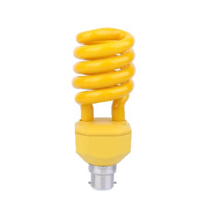 China Sample Available Spiral Mosquito Repellent Glass Tube 20W 24W Yellow T4 Bulb Spiral for sale