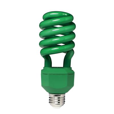 China Chrismas party lighting 20W 24W green energy saving lamp t4 cfl bulb half spiral spiral for sale