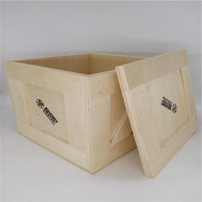 China Europe Universal Storage Wooden Crate Natural Handmade Box for sale