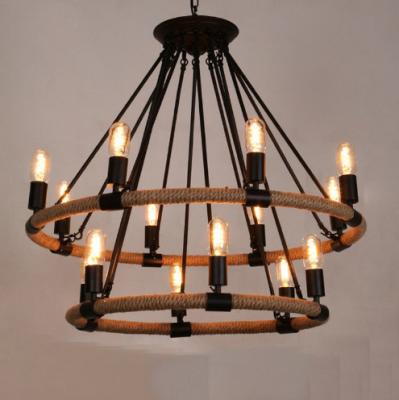 China Vintage Loft Style Modern Decorative Project Indoor Chandelier Pendent Light for sale