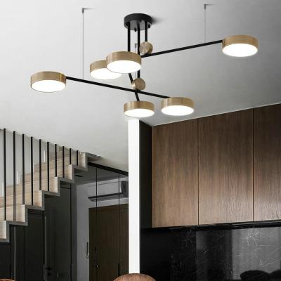 China Modern Nordic Contemporary Post Design LED Diode Chandelier Lighting For Bedroom Living Room Attic Dining Room Modern Home Decor LED Lamp for sale