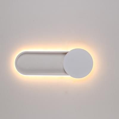 China Bedroom Wall Lamp Modern White Graphite Nordic Design Wall Light Lamp Sconces Fixtures For Home Indoor Attic Decor Bedroom Stairs for sale