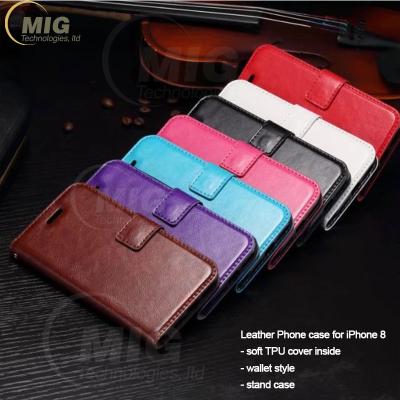 China Colorfularmour Style For iPhone 10 Case Phone Wallet Style Leather Case For iPhone 6 7 Crazy Horse Style Wallet Flip Stand Case For iPhone 8 Plus for sale