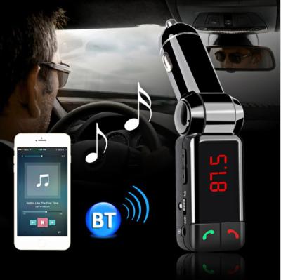 China Original New Car Handsfree FM Transmitter Car Kit Wireless Charger BC06 for sale