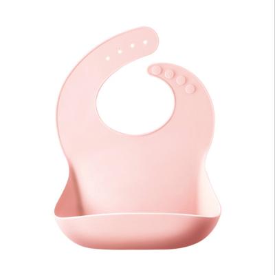 China Wholesale Custom Washable Logo Silicone Teether Pretty Boy's Baby Bibs for sale