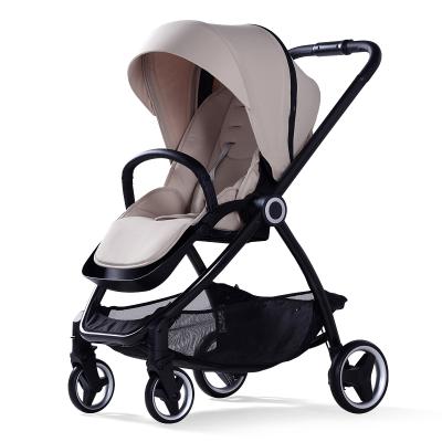 China High Purpose One Hand Multifunctional Automatic Folding Baby Stroller Landscape Baby Stroller Luxury Pram for sale