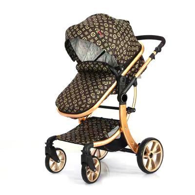 China Oxford 2021 New Design Luxury Baby Stroller 3 in 1 OEM Customized Lightweight Baby Stroller for sale