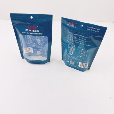 China BIODEGRADABLE waterproof self seal doypack low moq zipper food packaging pe plastic bags for sale