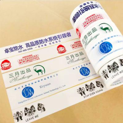 China Direct sale white plain bopp adhesive tape cardboard fFactory sealing in stock for sale