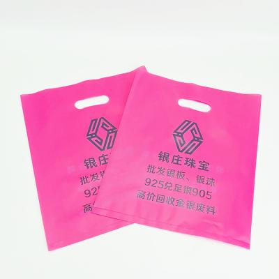 China Recyclable Manufacturers Direct Printing High Quality Custom Plastic LDPE/HDPE Shopping Packing Die Cut Bag for sale