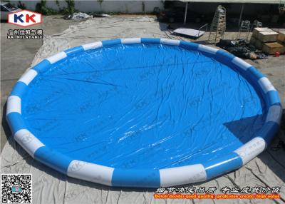 China Giant Inflatable Swimming Pools / Strip Color Water Pools for Children for sale