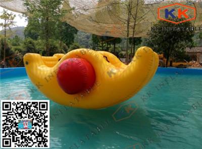 China Mini Overwater Flying Towables Inflatable Water Seesaw Pool and Lake for sale