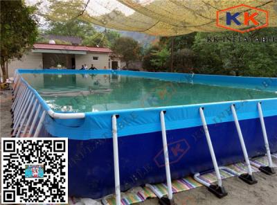 China Rectangular Inflatable Swimming Pool Durable For amusement  park for sale