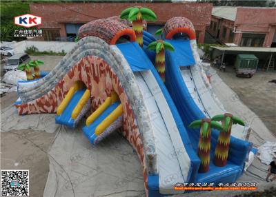 China 115ft Jungle Expedition Inflatable Water Parks PVC Inflatable Combo for sale