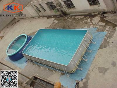 China Outdoor Custom Inflatable Swimming Pools Fire-resistant For Kids And Adult for sale