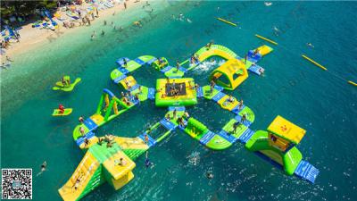 China Floating Inflatable Water Parks / Inflatable Water Playground for sale