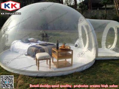 China tienda inflable transparente de la burbuja de 0.8m m, casa que acampa durable del PVC en venta