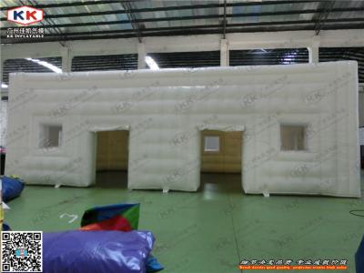 China Tienda inflable de la lona del PVC del blanco los 40ft 0.45m m para al aire libre en venta