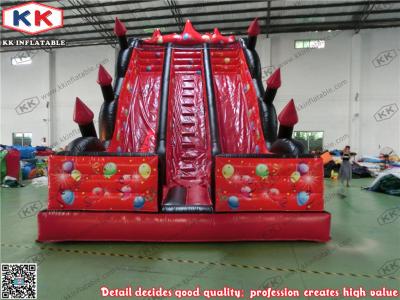 China 0.55mm PVC Tarpaulin Inflatable Dry Slide For Rental Business for sale