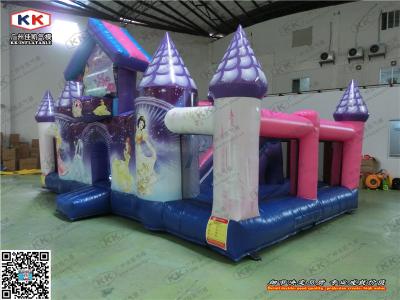 China PVC Multifunctional Giant Inflatable Castle For Baby Jumping Pleasure Park 8 x 4.5 x 4m for sale