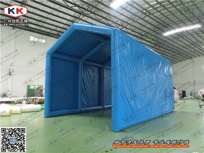 China Tienda inflable azul gigante del PVC, tienda que hace excursionismo inflable para las actividades al aire libre en venta