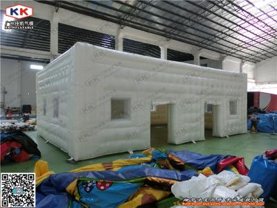 China White 610gsm PVC Heated Giant Inflatable Tent  For Promotion Waterproof for sale