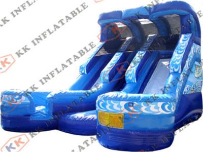 China Professional Double Sided Inflatable Water Slide For Kids And Adults for sale