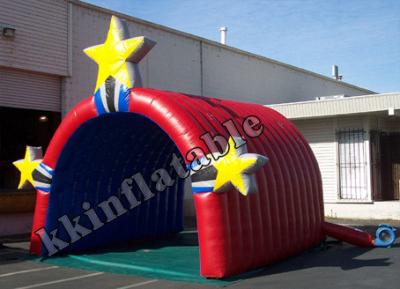 China Custom 4 Seams Stitching Small Inflatable Tunnel / Inflatable Tunnel Gate for sale