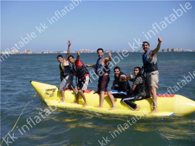 China UV Resistance Customized Banana PVC Inflatable Boat  For Water Racing Sport for sale