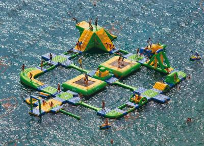 China Floating Wibit Inflatable Water Parks Custom Color For Lake / water pool for sale