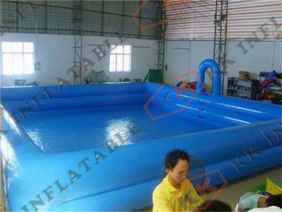 China Kids Plastic Swimming Pool PVC Inflatable Water Park Games For Amusement Park for sale