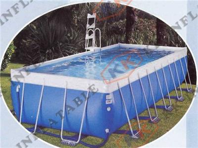 China Commercial Adults Party Metal Frame Swimming Pools For Water Park for sale