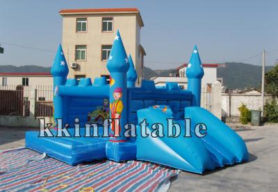 China Digital print PVC Commercial Inflatable Jumping Castle With CE Free Blower for sale