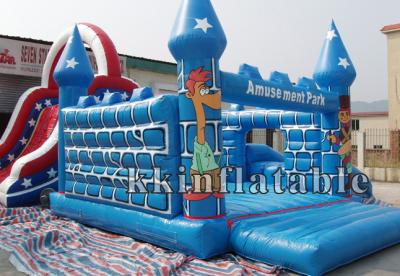 China Attractive Design Inflatable Jumping Castle / Inflatable Castle Slide for sale